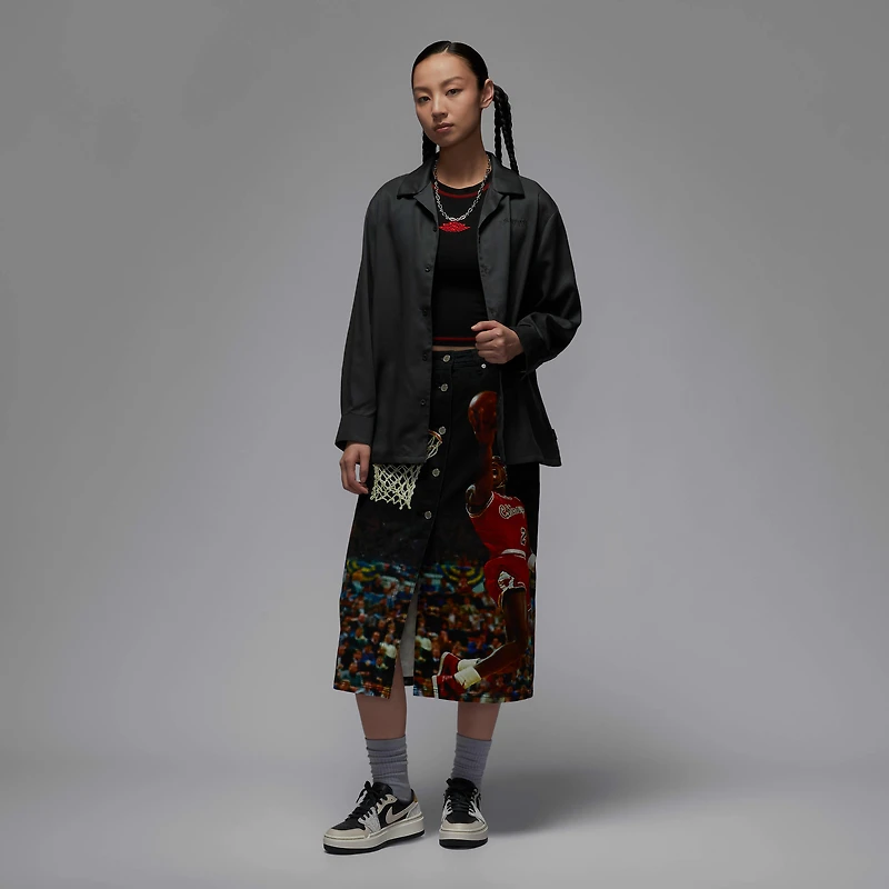 Air Jordan Women's Long-Sleeve Woven Top