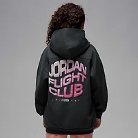 Jordan Jumpman Club Big Kids' Oversized Satin Pullover Hoodie