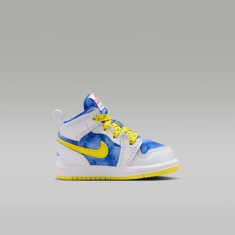 Jordan 1 Mid Sneaker School Baby/Toddler Shoes
