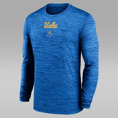 UCLA Sideline Velocity Men's Jordan Brand Dri-FIT College Long-Sleeve T-Shirt
