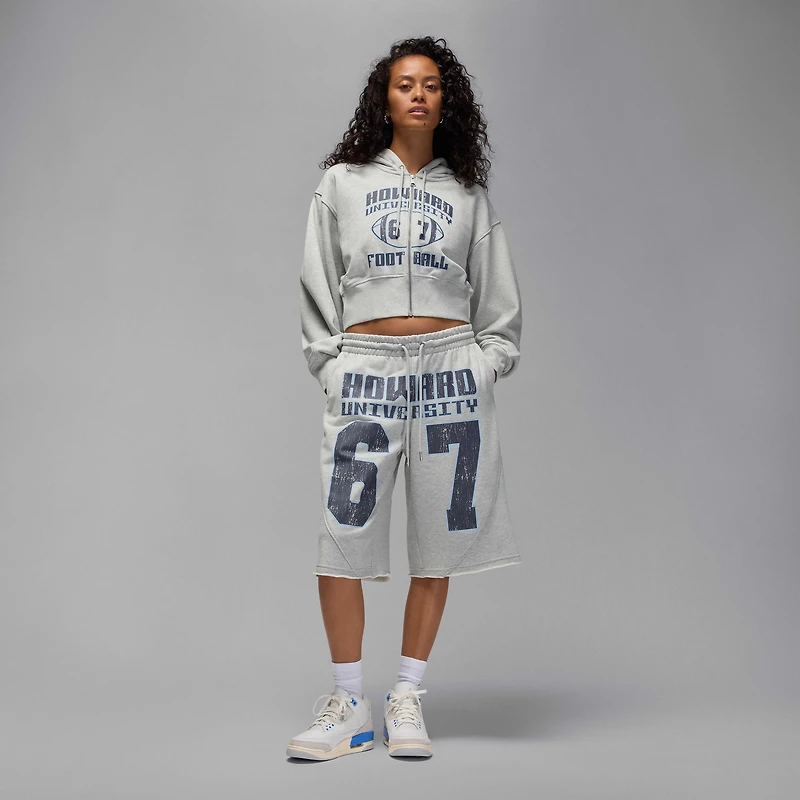 Jordan Flight Fleece x Howard University Women's Big Shorts