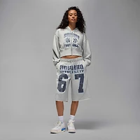 Jordan Flight Fleece x Howard University Women's Big Shorts