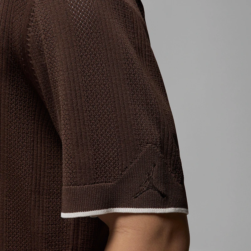 Jordan Sport ​Men’s Knit Button-Down Golf Top