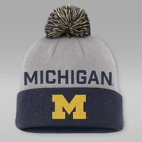 Michigan Primetime Peak Men's Jordan Brand College Cuffed Pom Beanie