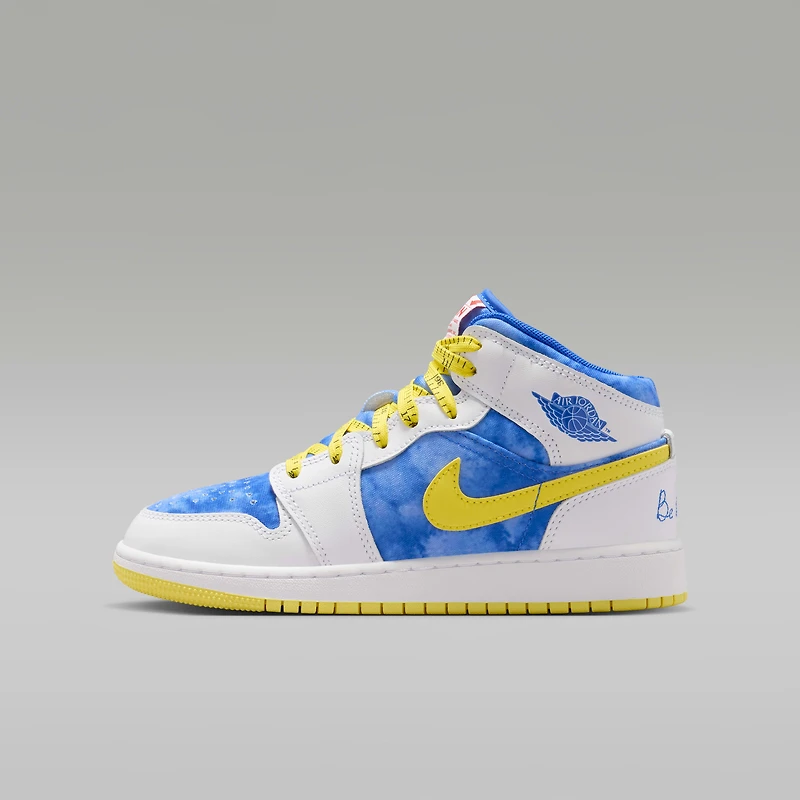 Jordan 1 Mid Sneaker School Little Kids' Shoes