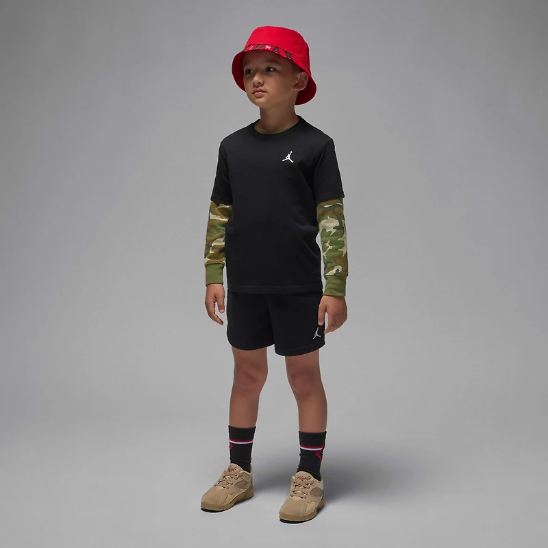 Jordan Brooklyn Essentials Little Kids' 2-Piece French Terry Shorts Set