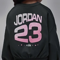 Jordan Jumpman Club Little Kids' Pleated Fleece Crew