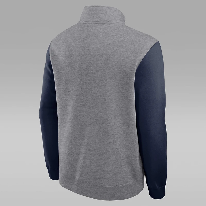 North Carolina Club Men's Jordan Brand College 1/2-Zip Crew
