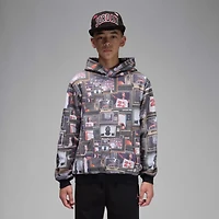Jordan Big Kids' Brooklyn Printed Fleece Pullover Hoodie