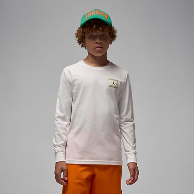 Air Jordan Big Kids' Label Long Sleeve T-Shirt