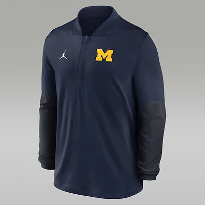 Michigan Men's Jordan Brand Dri-FIT College 1/2-Zip Top