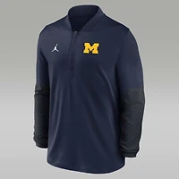 Michigan Men's Jordan Brand Dri-FIT College 1/2-Zip Top