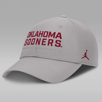 Oklahoma On-Field Club Gameday Men's Jordan Brand Dri-FIT College Adjustable Hat