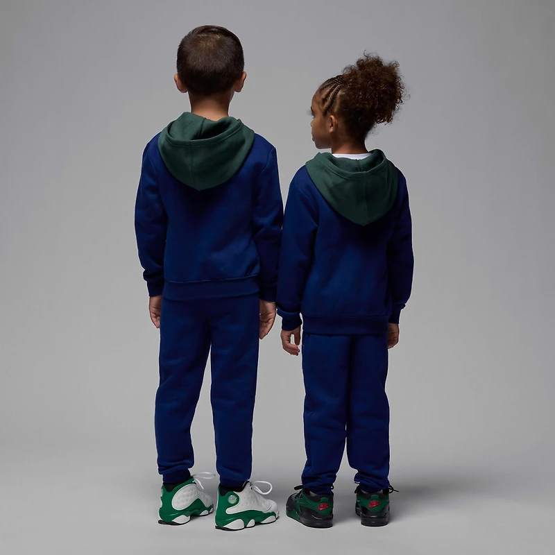 Jordan Brooklyn Fleece Little Kids' 2-Piece Full-Zip Hoodie Set