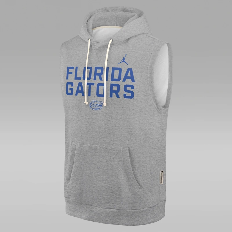 Florida Sideline Men's Jordan Brand Dri-FIT College Sleeveless Pullover Hoodie