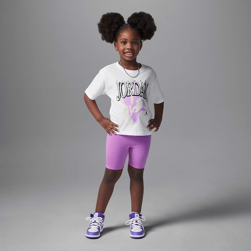 Jordan Little Kids' Retro 1984 2-Piece Bike Shorts Set