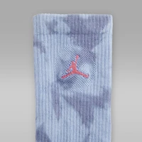 Jordan Big Kids' Blue Jeans and Bling Crew Socks (3 Pairs)