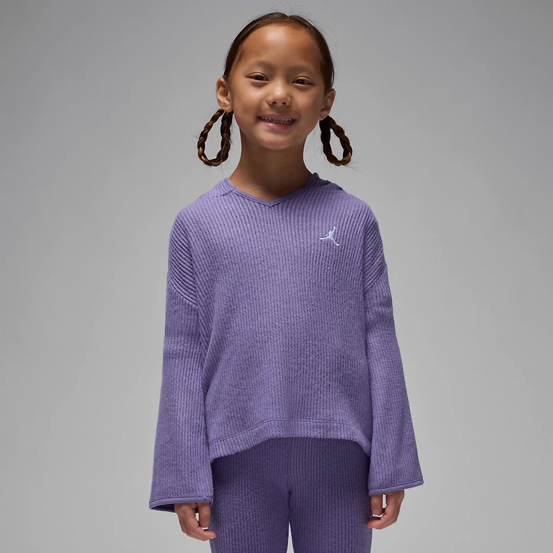 Jordan Baby (12-24M) Heir To The Crown 2-Piece Ribbed Pullover Set