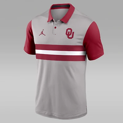 Oklahoma Vapor Men's Jordan Brand Dri-FIT College Polo