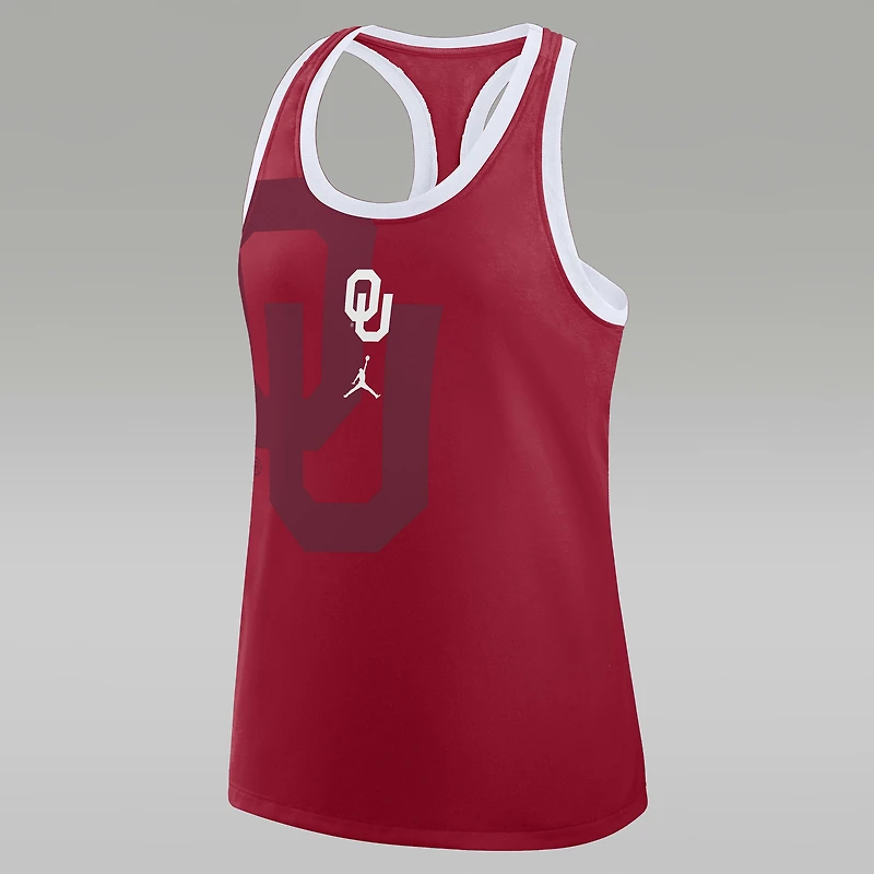 Oklahoma Primetime Shadow Women's Jordan Brand College Racerback Tank Top
