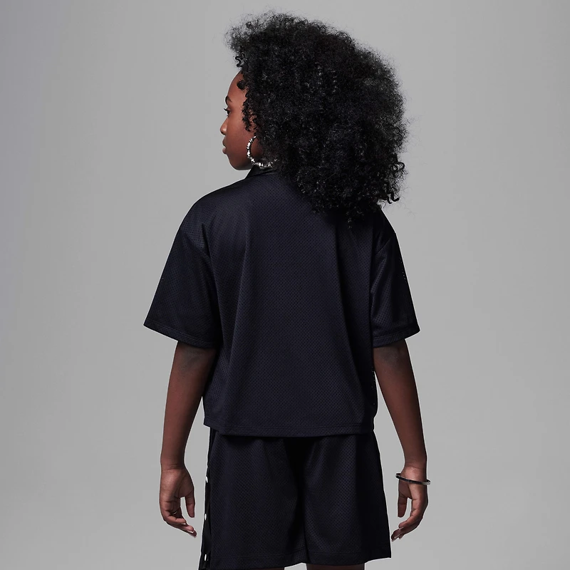 Jordan Dri-FIT Training Camp Big Kids' Jumpman Mesh Top