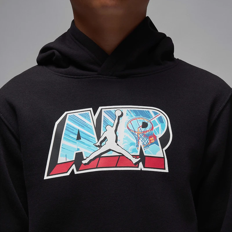Jordan Big Kids' Air Postcard Pullover Hoodie