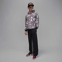 Jordan Big Kids' Brooklyn Printed Fleece Pullover Hoodie