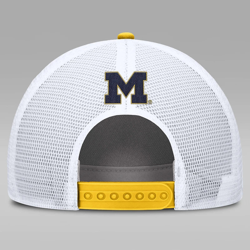 Michigan On-Field Rise Engineered Men's Jordan Brand College Trucker Adjustable Hat