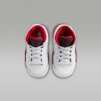 Jordan 5 Retro "Fire Red Black Tongue" Baby/Toddler Shoes