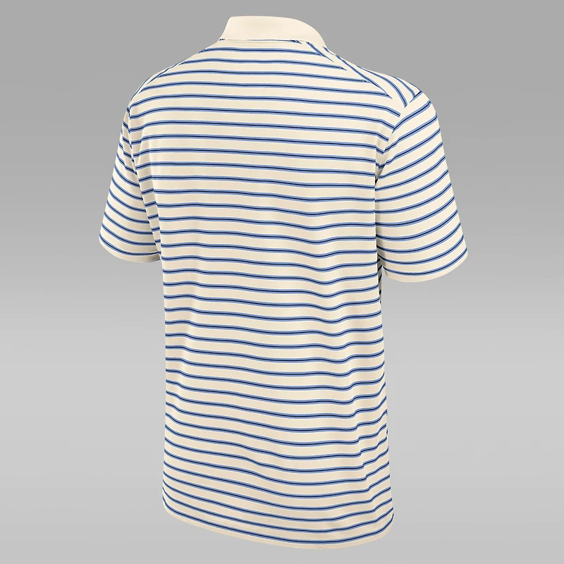 North Carolina Striped Men's Jordan Brand Dri-FIT College Polo