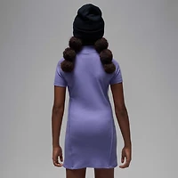 Jordan Big Kids' Mock Neck Ribbed Dress