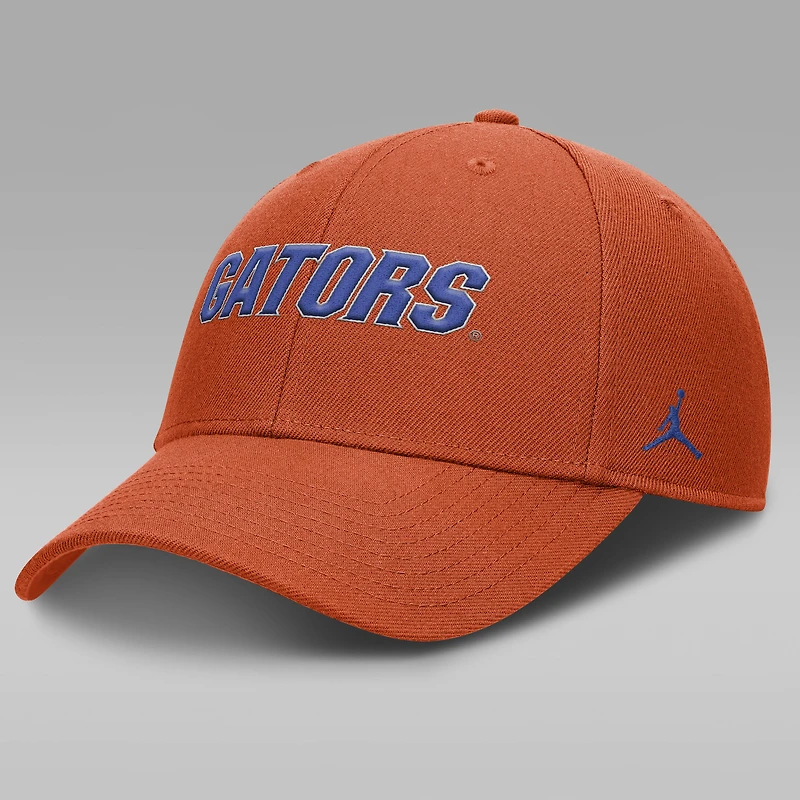 Florida On-Field Rise Gameday Men's Jordan Brand Dri-FIT College Trucker Adjustable Hat
