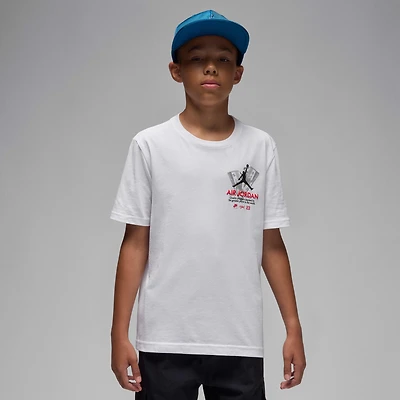 Jordan Big Kids' AJ5 Fire REd Tour T-Shirt