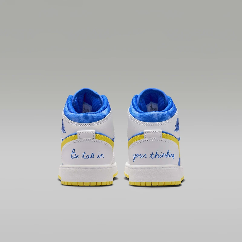 Jordan 1 Mid Sneaker School Little Kids' Shoes