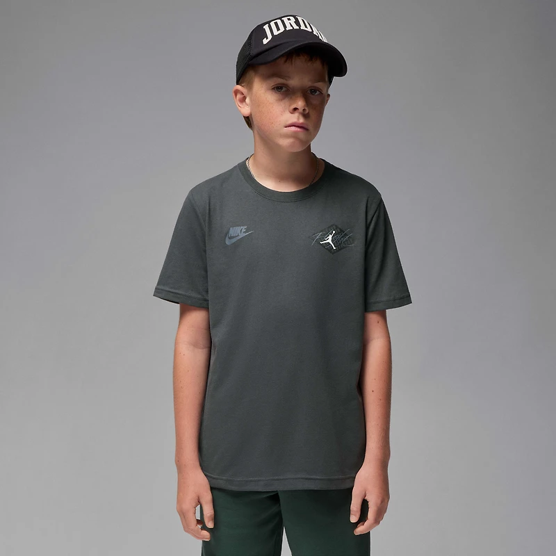 Jordan Big Kids' '24 Retro Black Cat T-Shirt