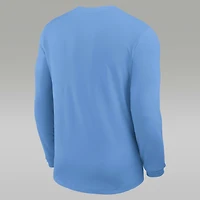 North Carolina Sideline Coach Men's Jordan Brand Dri-FIT College Long-Sleeve Top