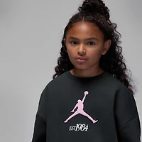 Jordan Jumpman Club Little Kids' Pleated Fleece Crew