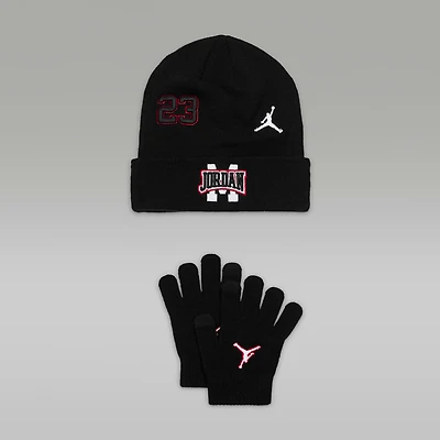Jordan Big Kids' Patch Beanie 2-Piece Set