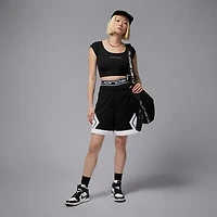 Jordan Sport Women's Short-Sleeve Knit Crop Top