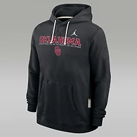 Oklahoma Sideline Men's Jordan Brand Dri-FIT College Pullover Hoodie