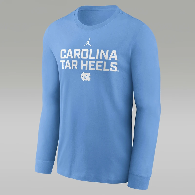 North Carolina Sideline Men's Jordan Brand Dri-FIT College Long-Sleeve T-Shirt