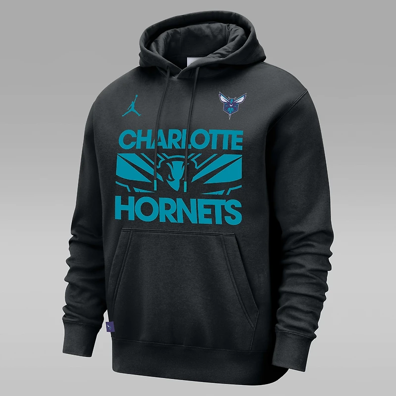 Charlotte Hornets Club Courtside Men's Nike NBA Pullover Hoodie