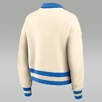UCLA Legacy Women's Jordan Brand College Cropped 1/4-Zip Crew