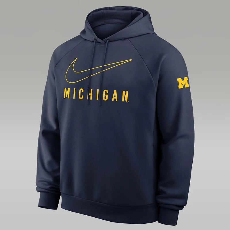 Michigan Premium Performance Men's Nike Dri-FIT College Pullover Hoodie