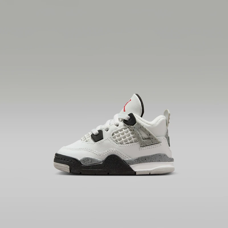 Jordan 4 Retro "White Cement" Baby/Toddler Shoes