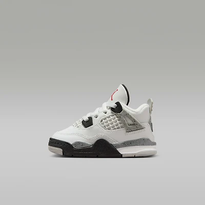 Jordan 4 Retro "White Cement" Baby/Toddler Shoes