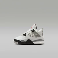 Jordan 4 Retro "White Cement" Baby/Toddler Shoes