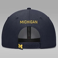 Michigan On-Field Rise Gameday Men's Jordan Brand Dri-FIT College Trucker Adjustable Hat