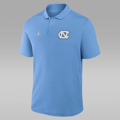 North Carolina Primetime Victory Primary Logo Men's Jordan Brand Dri-FIT College Polo
