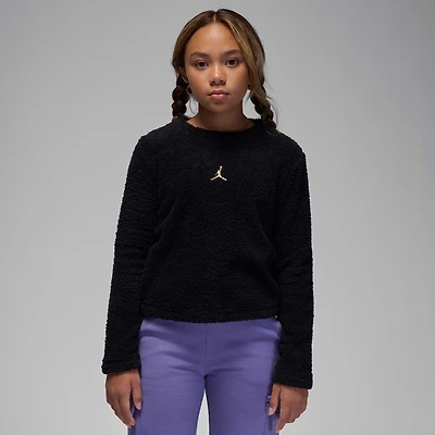 Jordan Mountainside Big Kids' Bouclé Crew